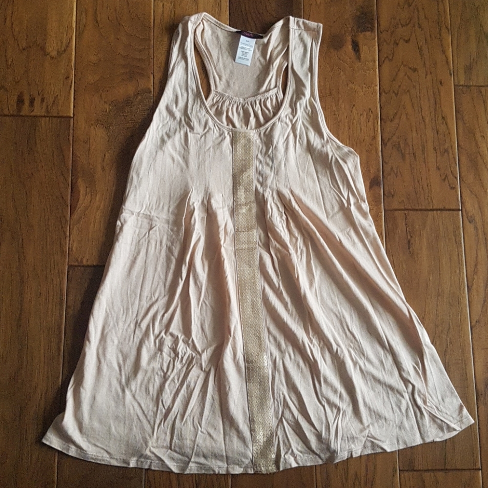 Mark. Racerback Tank with Front Sequin Stripe